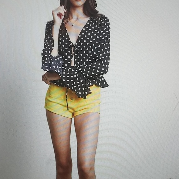 Polkadot peplum blouse - Picture 7 of 8